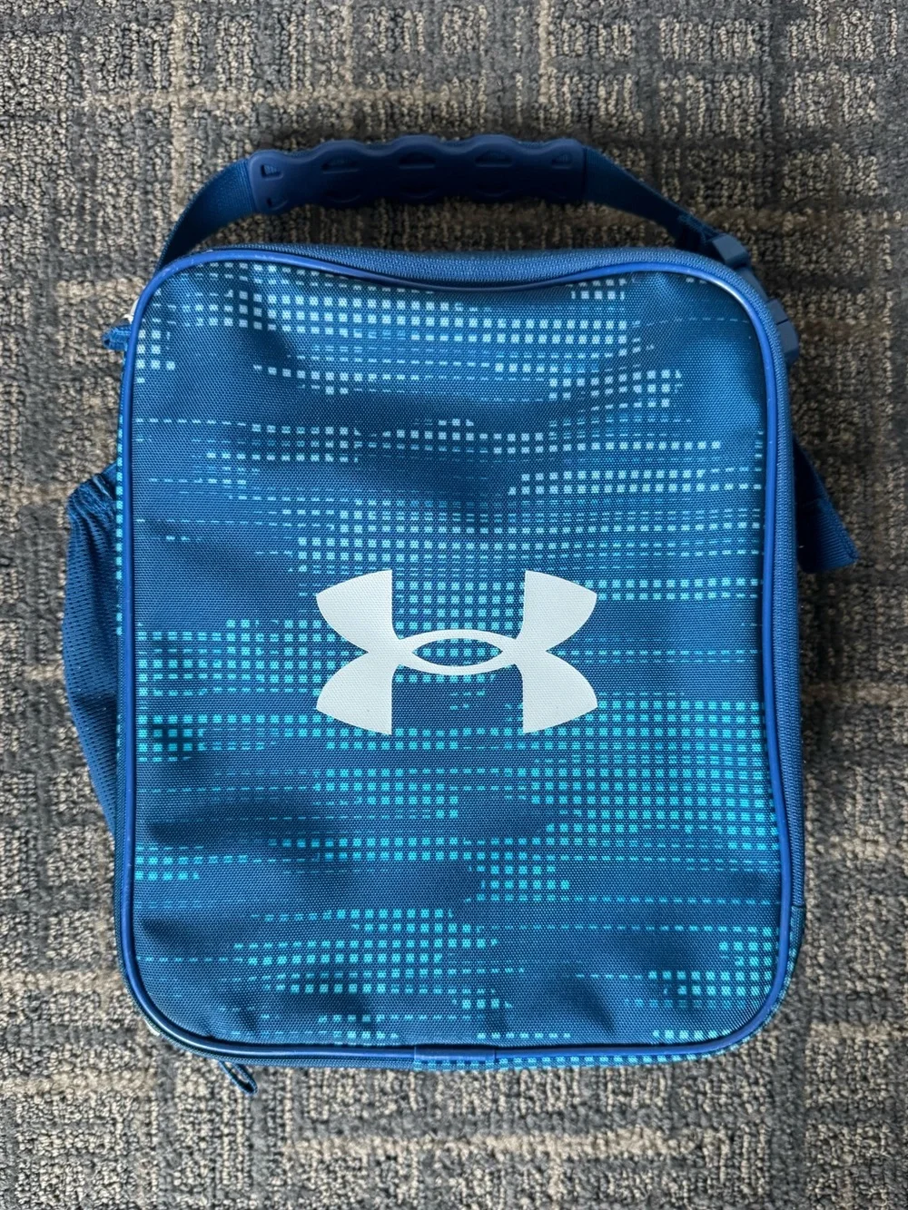 Under Armour Thermos Insulated Lunch Box Blue Camo Hard Liner O/S